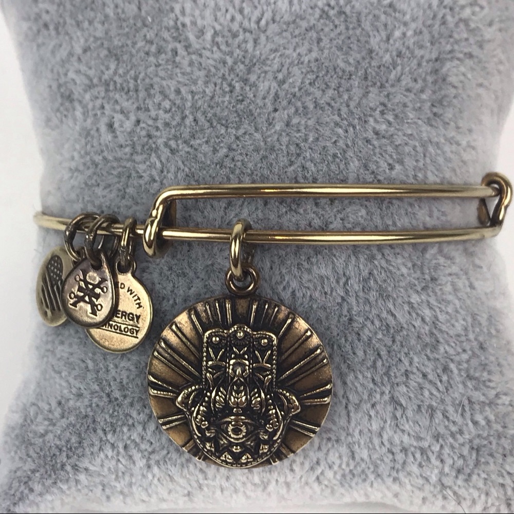 Alex & Ani Hand of Fatima Bangle Bracelet